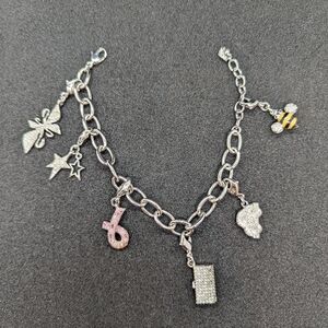 Swarovski Charm Bracelet + Charms
